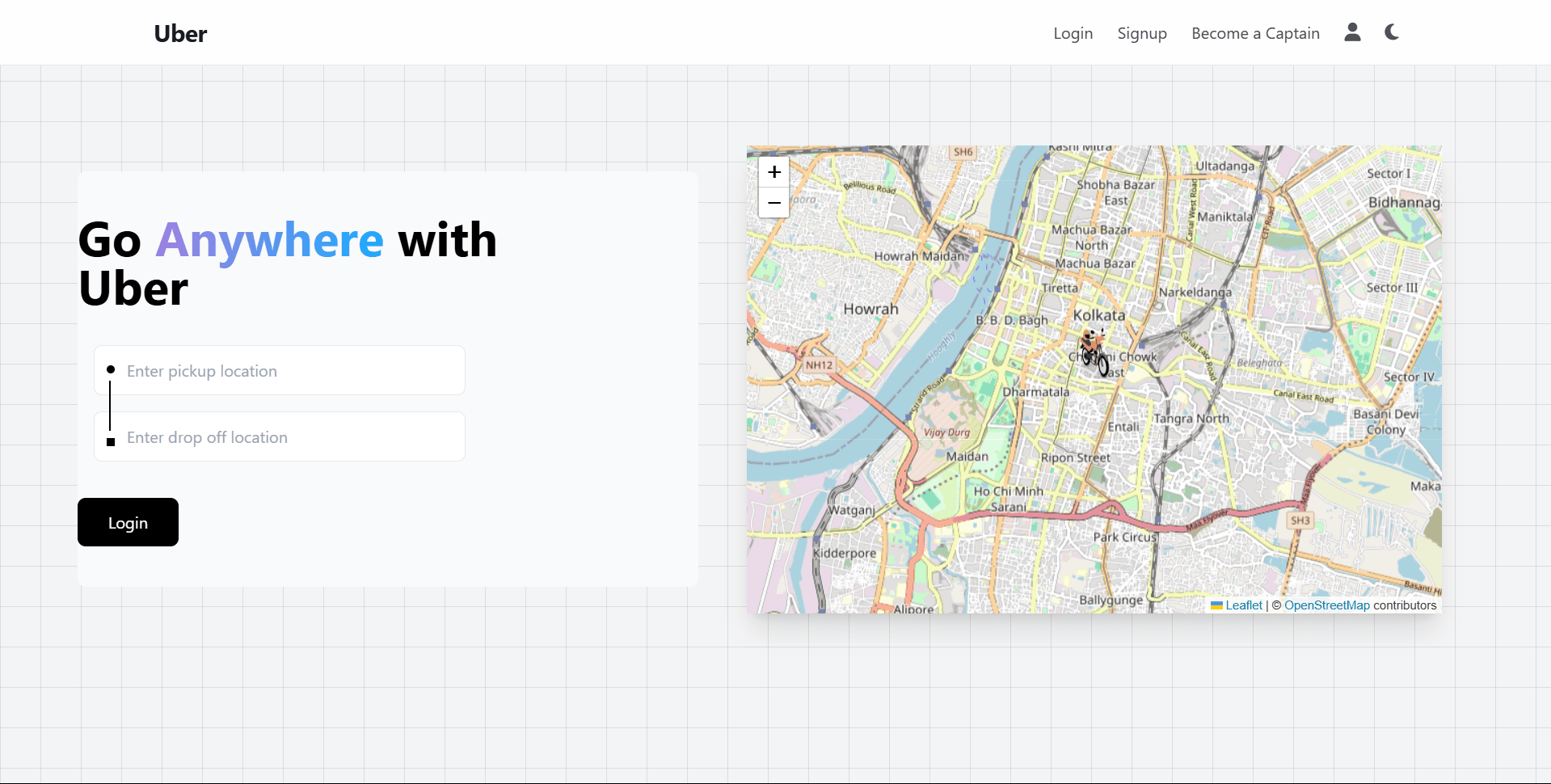 Full Stack Ride Booking Application