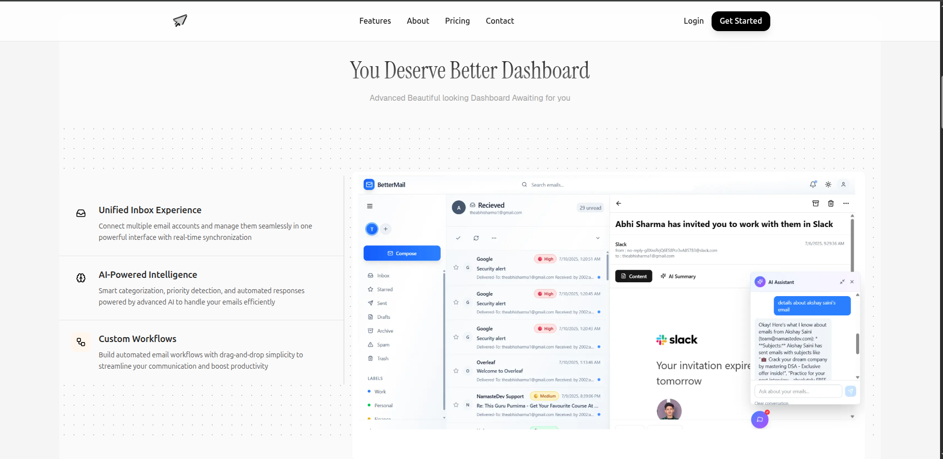 BetterMail screenshot 2